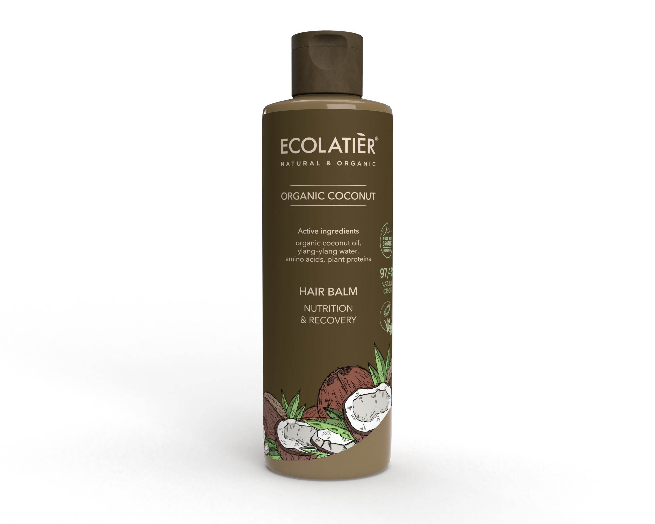 Hair Balm Nutrition & Recovery Organic Coconut